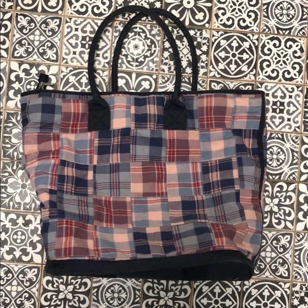JCrew Madras Tote